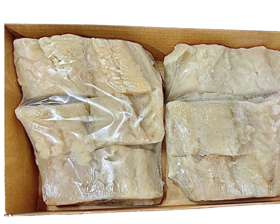 Bacalao salado envasado al vacío